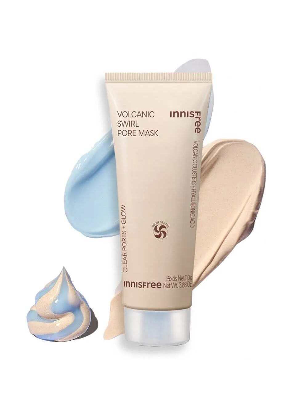 Innisfree Volcanic Swirl Pore Mask 110g
